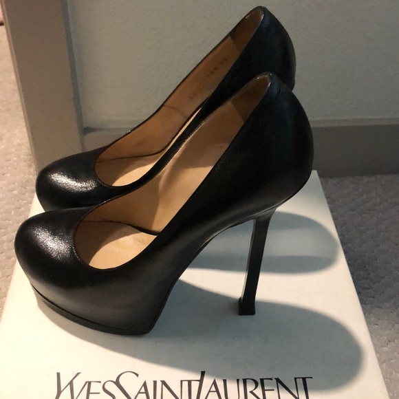 YSL Tribtoo 105 Black Pump - Picture 4 of 11
